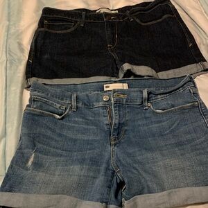 Levi’s lot of two jean shorts size 31